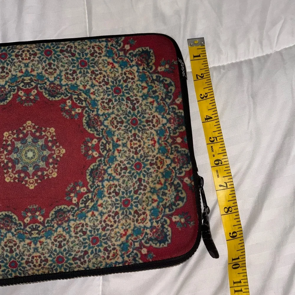Society6 boho laptop sleeve